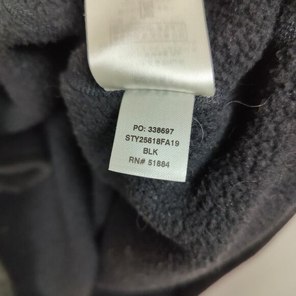 Patagonia Better Sweater 1/4-Zip Fleece Jacket Womens Small Black Service Titan - Picture 8 of 8